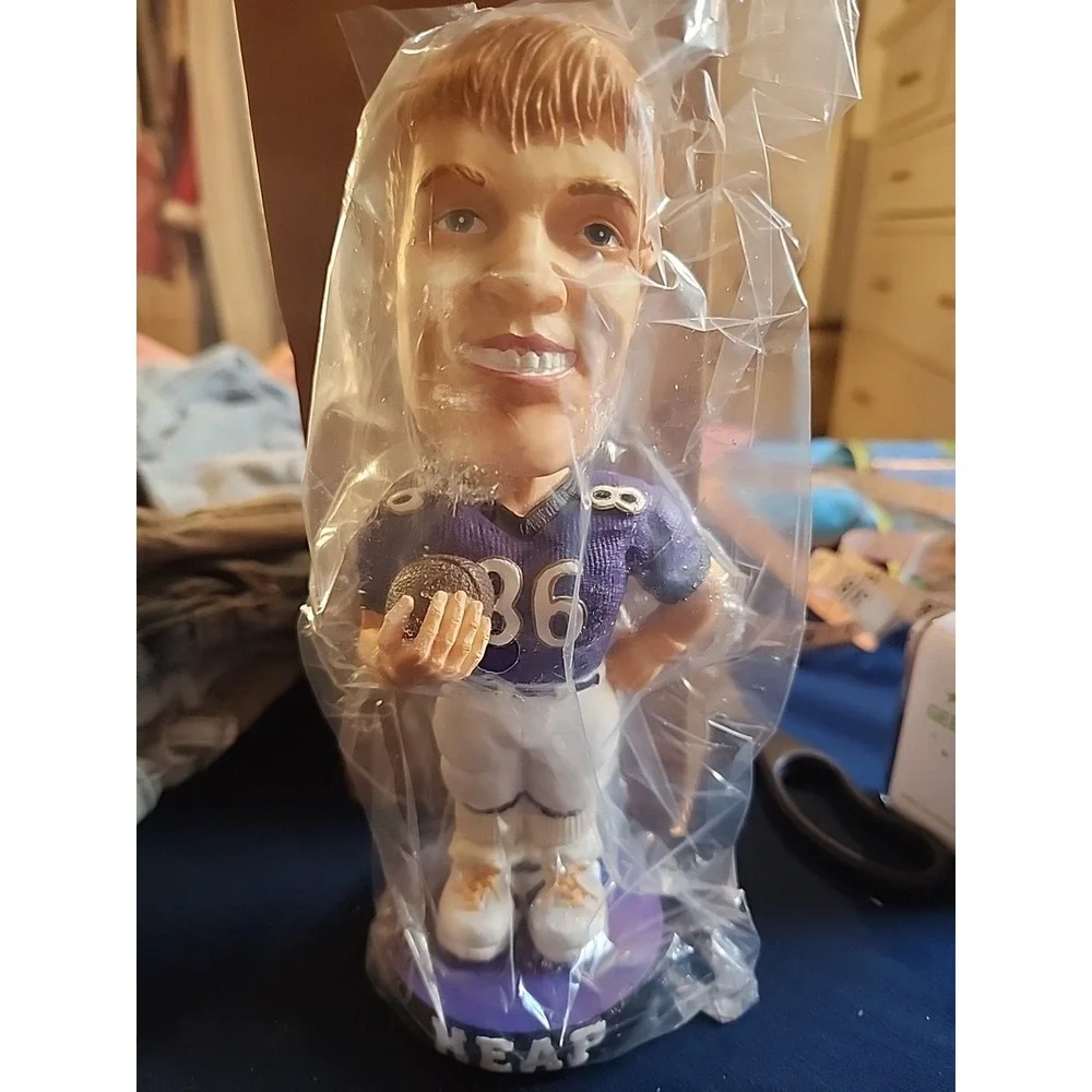 TODD HEAP BOBBLEHEAD #86 BALTIMORE RAVENS CITGO W/ORIGINAL BOX 7